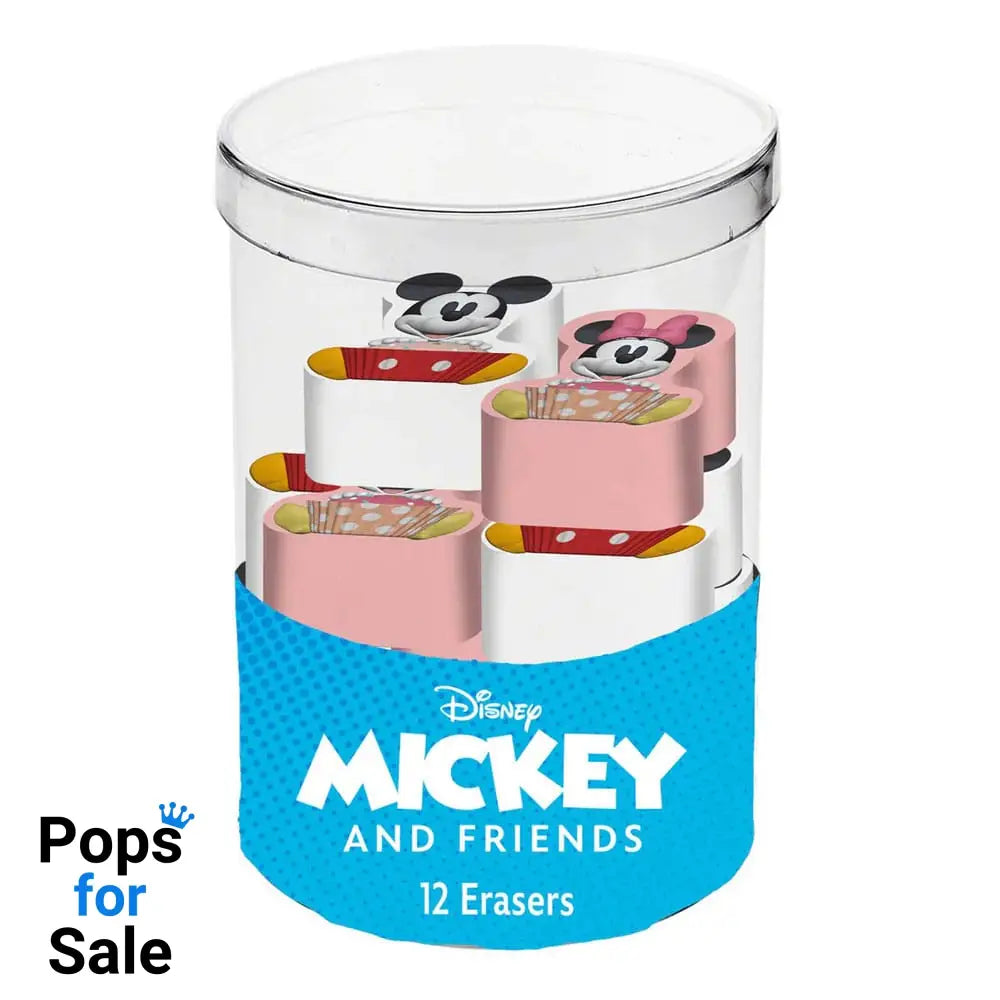Mickey & Minnie Erasers 12-Pack