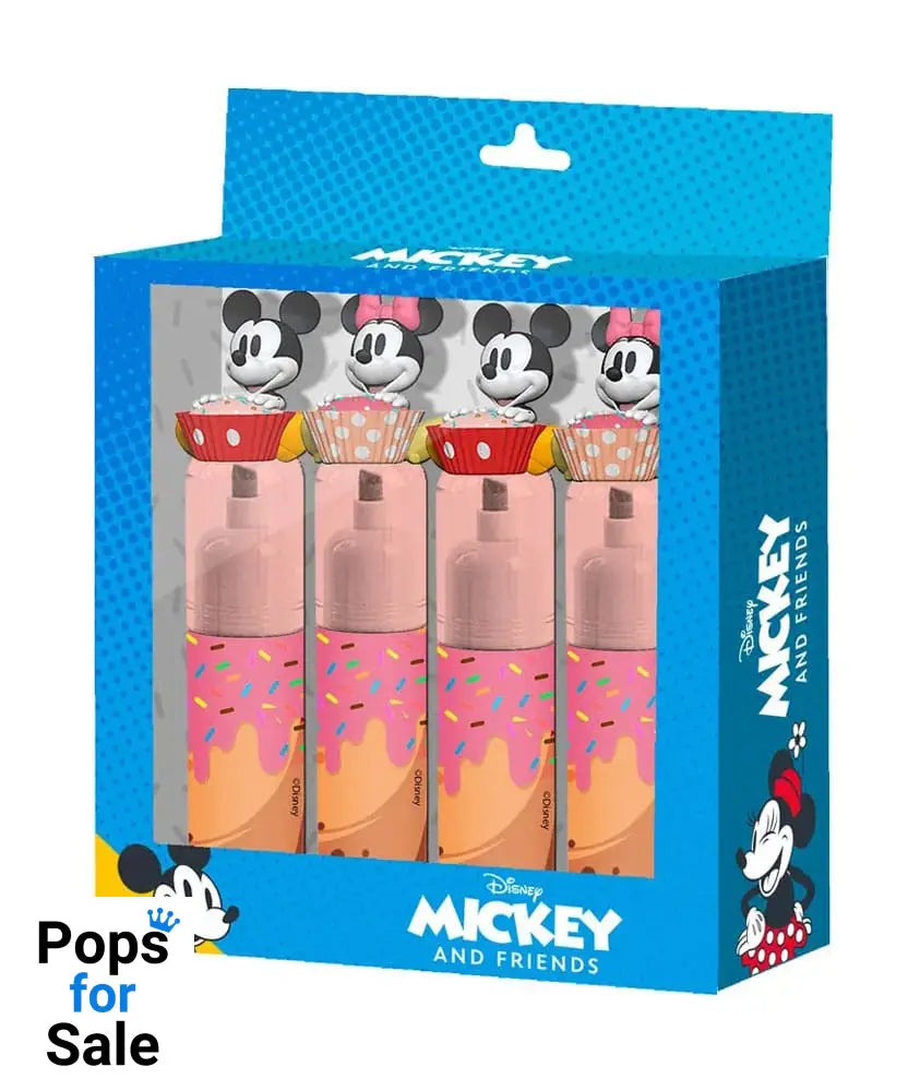 Mickey & Minnie Highlighters 4-Pack