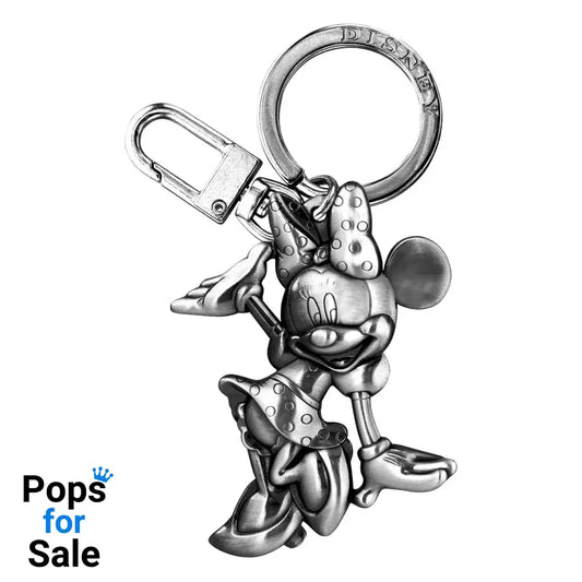 Mickey Mouse Pewter-Keychain Minnie Keyrings