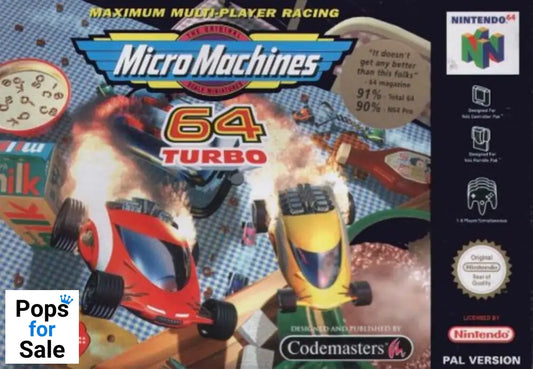 Micro Machines 64 Turbo for Nintendo 64 (N64) - [Just Cartridge]