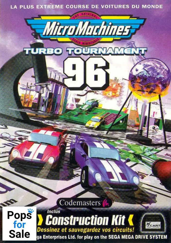 Micro Machines: Turbo Tournament '96 for Sega Mega Drive (MD)