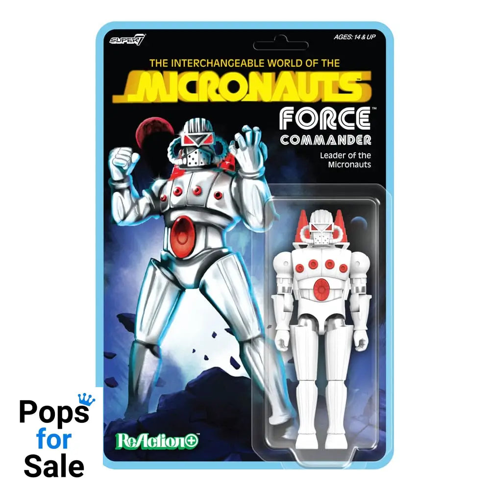 Micronauts ReAction+ Action Figure Force Commander 9 cm