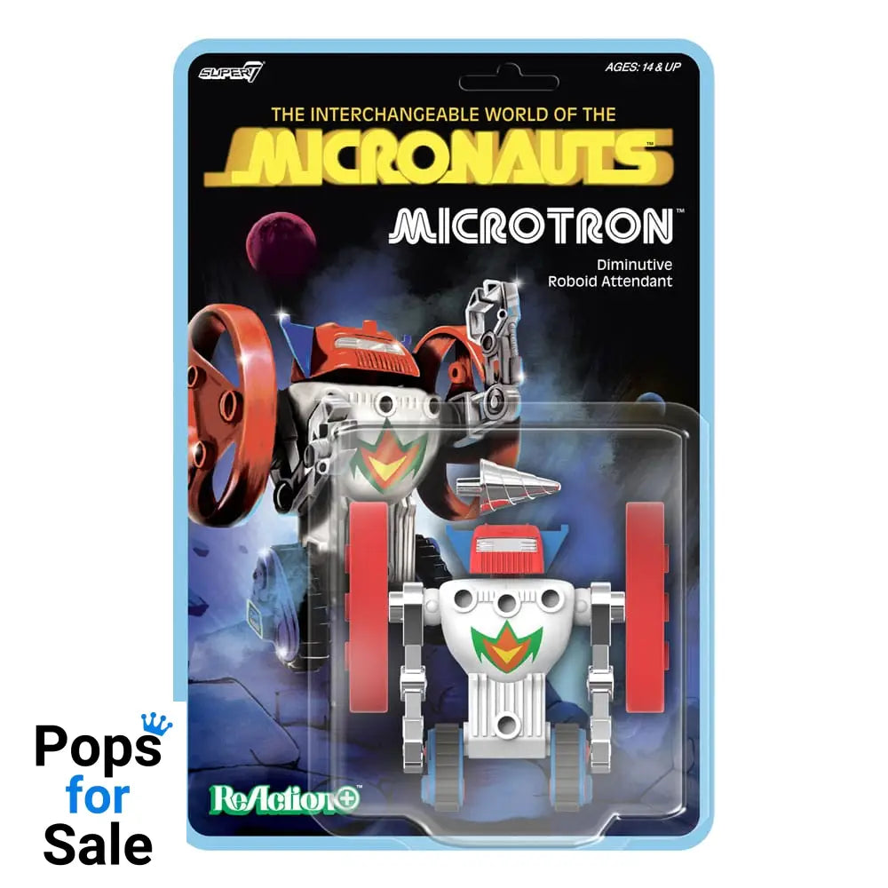 Micronauts ReAction+ Action Figure Microtron 9 cm