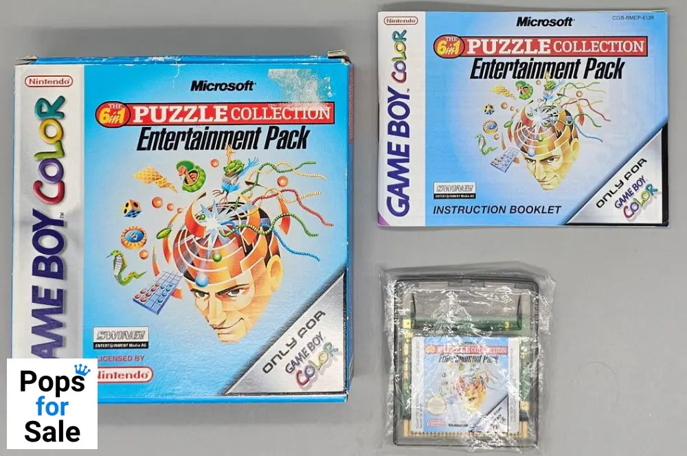 Microsoft Puzzle Collection for Nintendo Gameboy Color