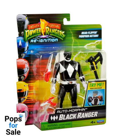 Mighty Morphin Power Rangers Action Figure Auto-Morphin Black Ranger 12 cm