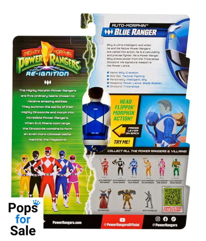 Mighty Morphin Power Rangers Action Figure Auto-Morphin Blue Ranger 12 cm Action figures