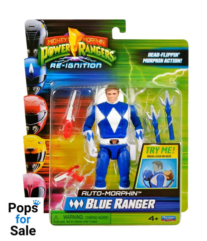 Mighty Morphin Power Rangers Action Figure Auto-Morphin Blue Ranger 12 cm