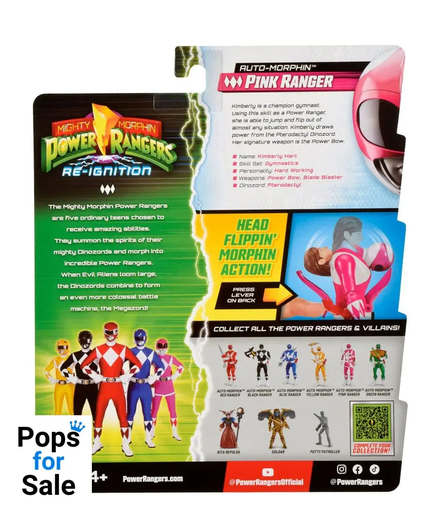 Mighty Morphin Power Rangers Action Figure Auto-Morphin Pink Ranger 12 cm Action figures