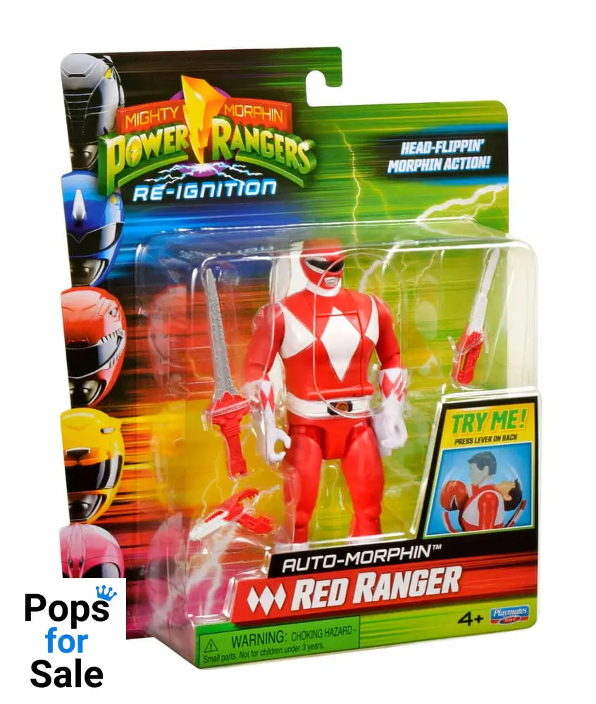 Mighty Morphin Power Rangers Action Figure Auto-Morphin Red Ranger 12 cm