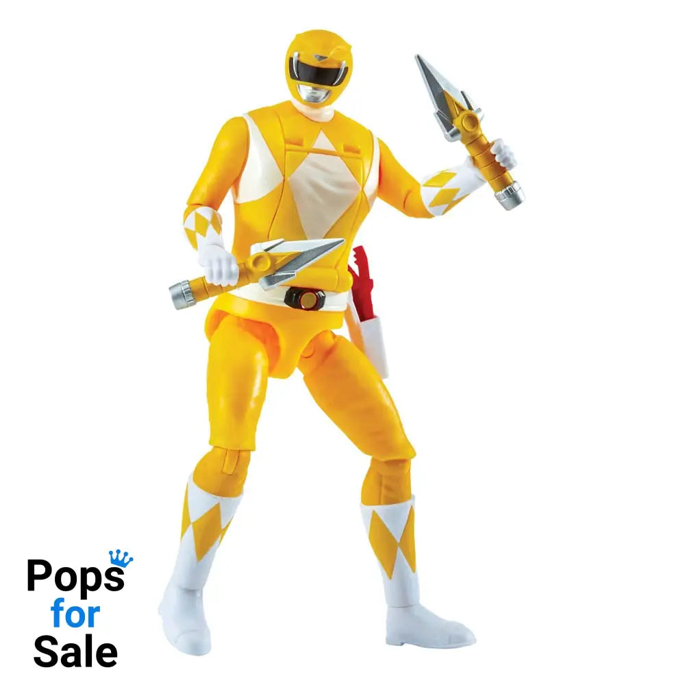 Mighty Morphin Power Rangers Action Figure Auto-Morphin Yellow Ranger 12 cm