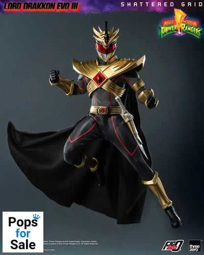 Mighty Morphin Power Rangers Shattered Grid  FigZero Action Figure 1/6 Lord Drakkon Evo III 30 cm
