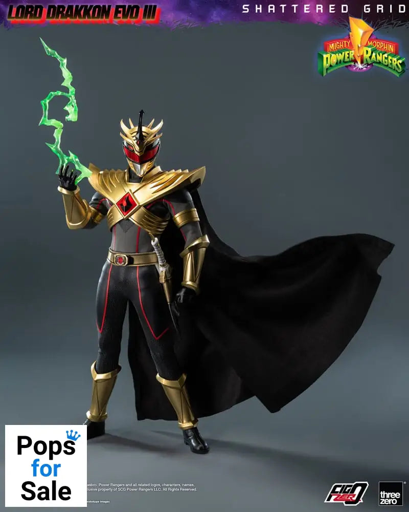 Mighty Morphin Power Rangers Shattered Grid  FigZero Action Figure 1/6 Lord Drakkon Evo III 30 cm