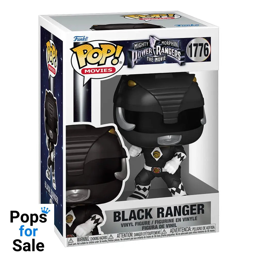 Mighty Morphin Power Rangers: The Movie POP! Movies Vinyl Figures Black Ranger 9 cm