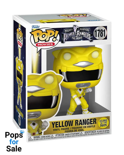 Mighty Morphin Power Rangers: The Movie POP! Movies Vinyl Figures Yellow Ranger (GITD) 9 cm