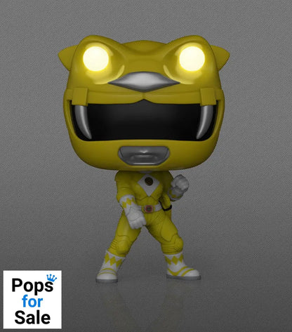 Mighty Morphin Power Rangers: The Movie POP! Movies Vinyl Figures Yellow Ranger (GITD) 9 cm