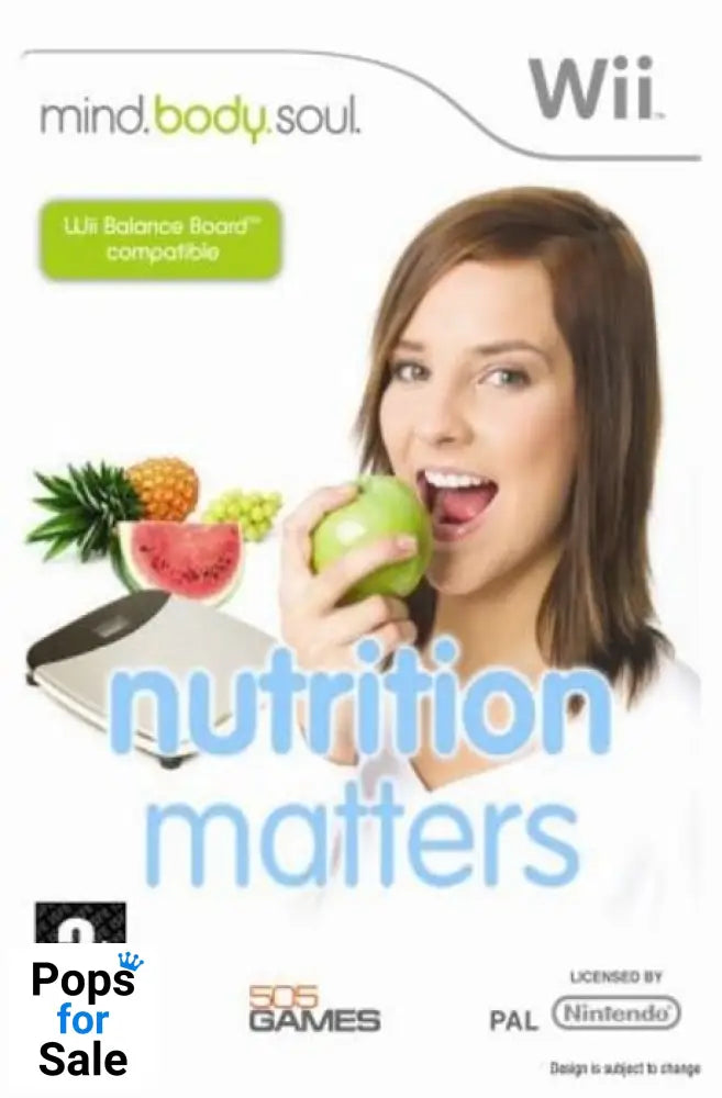 Mind- Body & Soul: Nutrition Matters for Nintendo Wii/Wii-U