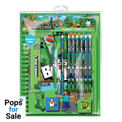 Minecraft 12-Piece Stationery Set A4 Bumper