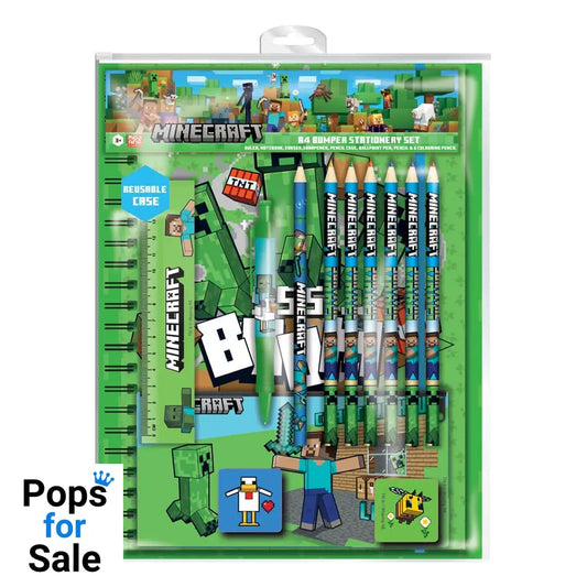 Minecraft 12-Piece Stationery Set A4 Bumper Stationery