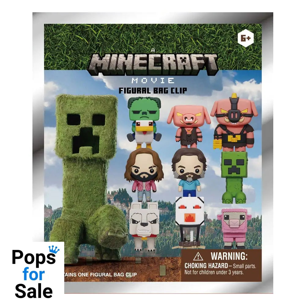 Minecraft 3D PVC Bag Clips Series 1 Display (24)