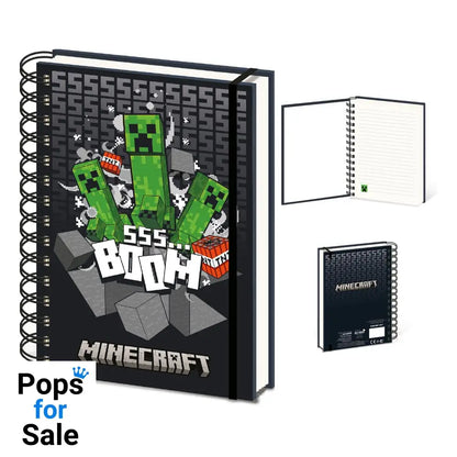 Minecraft 3D Wiro Notebook A5 Stationery
