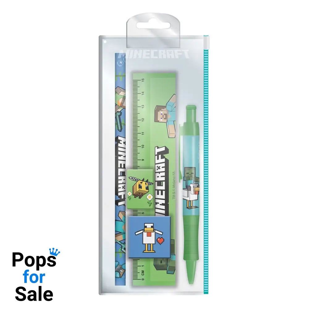 Minecraft 5-Piece Stationery Set