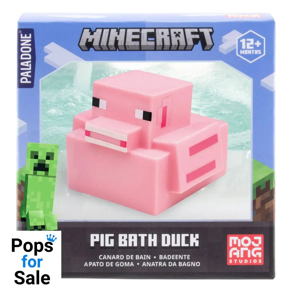 Minecraft Bath Duck Pig 6 cm