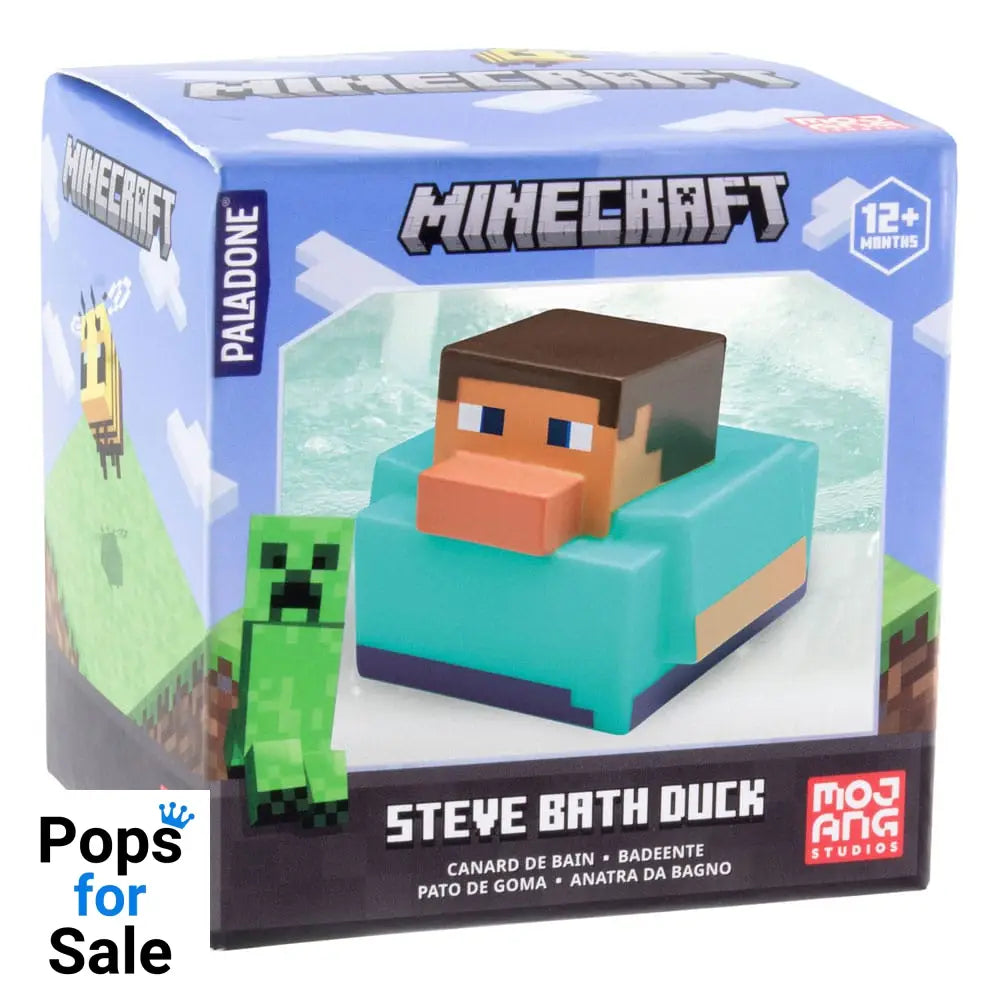 Minecraft Bath Duck Steve 6 cm