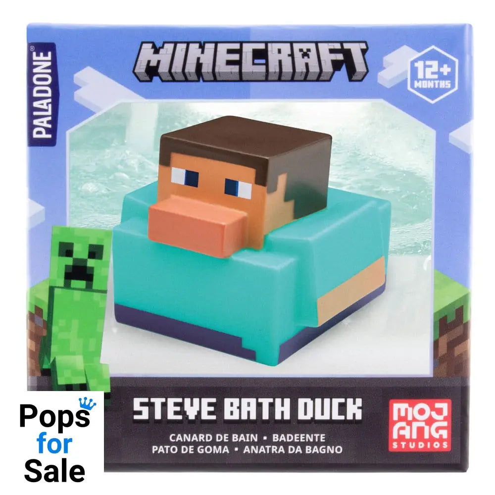 Minecraft Bath Duck Steve 6 cm