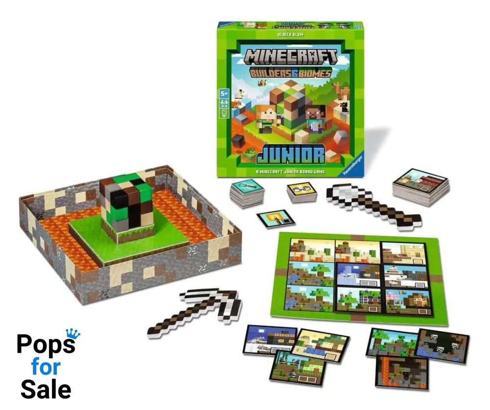 Minecraft Board Game Builders & Biomes Junior