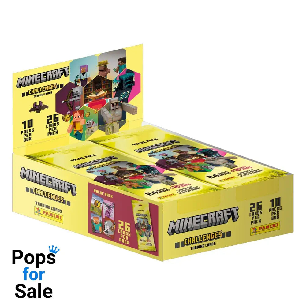 Minecraft - Challenges Trading Cards Fat Packs Display (10)
