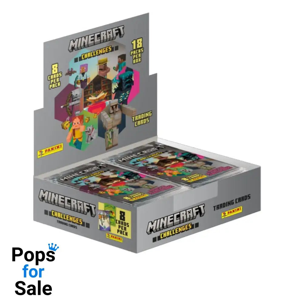 Minecraft - Challenges Trading Cards Flow Packs Display (18)