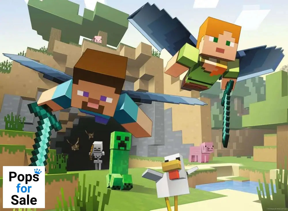 Minecraft Children's Jigsaw Puzzle XXL Animal Adventures (200 pieces)