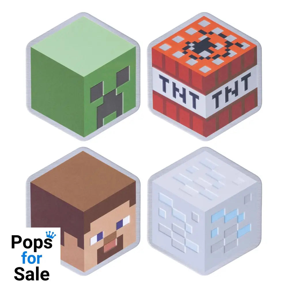 Minecraft Coaster 4-Pack