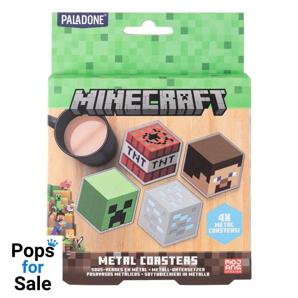 Minecraft Coaster 4-Pack