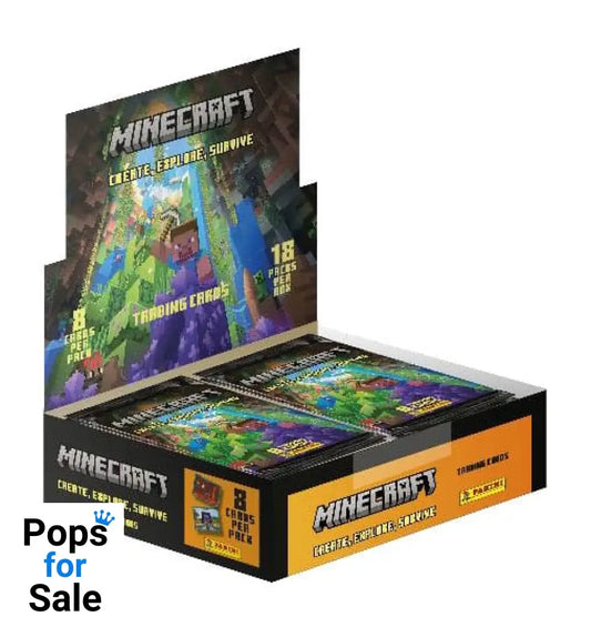 Minecraft - Create, Explore, Survive Trading Cards Flow Packs Display (18)