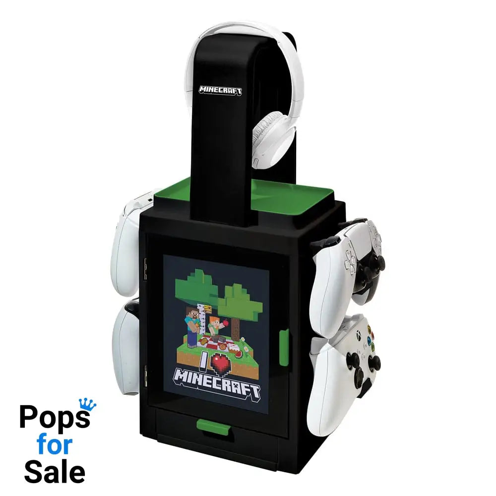 Minecraft Gaming Locker with lightening Adapters