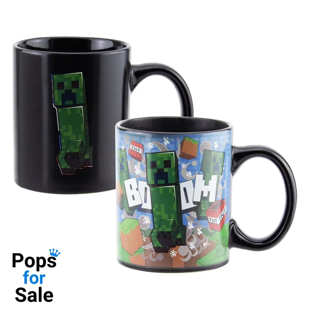 Minecraft Heat Change Mug Creeper
