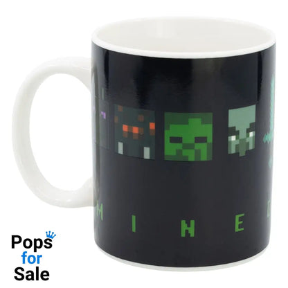 Minecraft Heat Change Mug Squared Pattern 325 ml