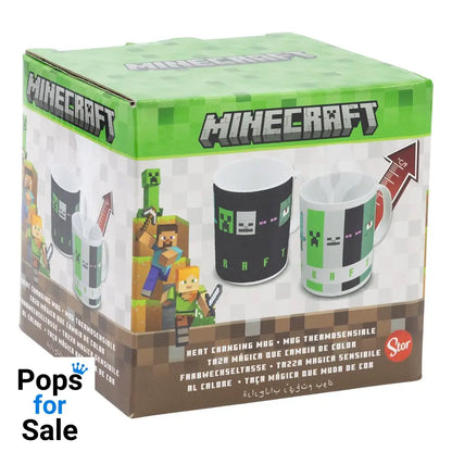 Minecraft Heat Change Mug Squared Pattern 325 ml
