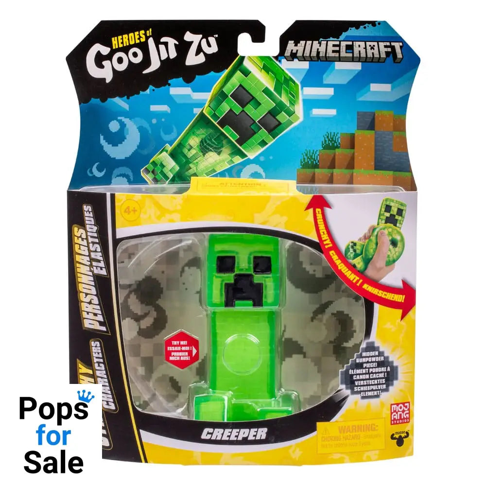 Minecraft Heroes of Goo Jit Zu Meteor Madness Stretch Figure Creeper 12 cm