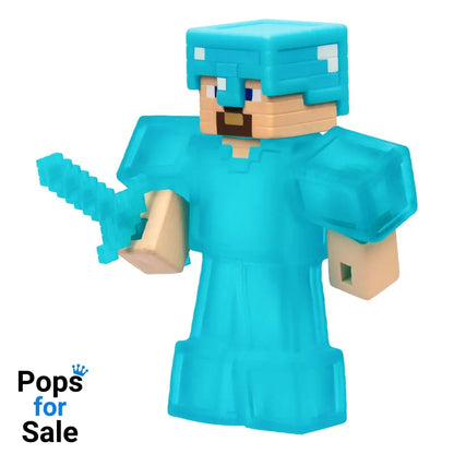 Minecraft Heroes of Goo Jit Zu Meteor Madness Stretch Figure Steve 12 cm