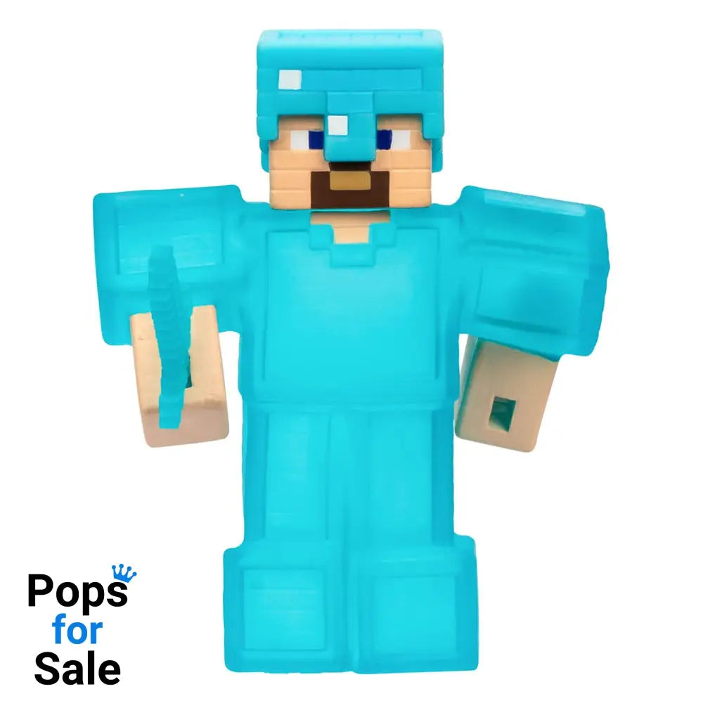 Minecraft Heroes of Goo Jit Zu Meteor Madness Stretch Figure Steve 12 cm