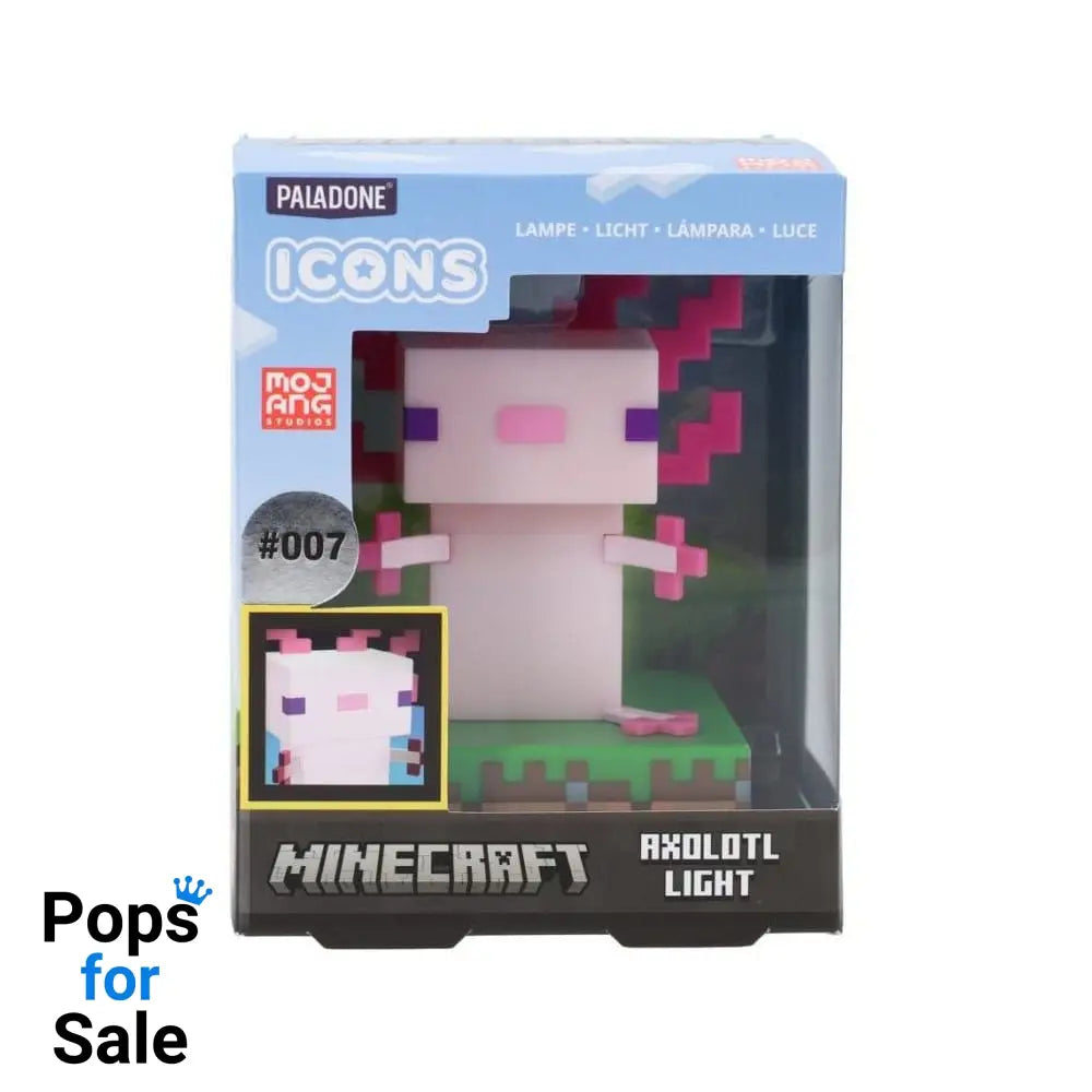 Minecraft Icon Light Axolotl