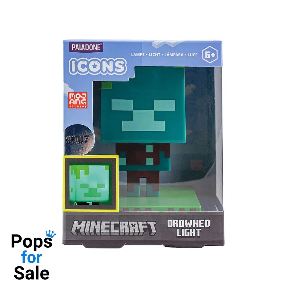 Minecraft Icon Light Drowned Zombie