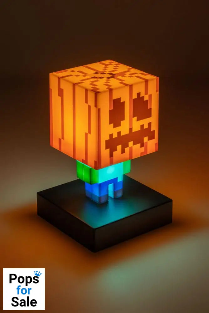 Minecraft Icons Light Zombie Jack O Lantern 10 cm