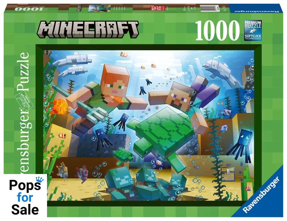Minecraft Jigsaw Puzzle Minecraft Mosaic (1000 pieces) Puzzles