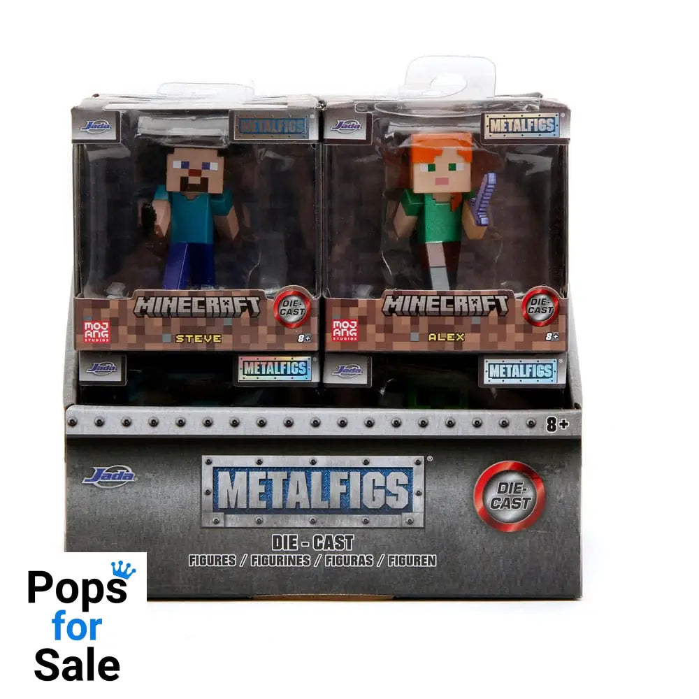 Minecraft Nano Metalfigs Diecast Mini Figures 6 cm Assortment (12)