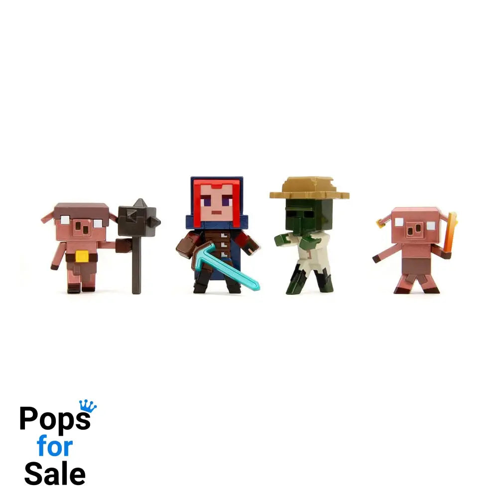 Minecraft Nano Metalfigs Diecast Mini Figures 6 cm Wave 2 Assortment (12) Mini-figures