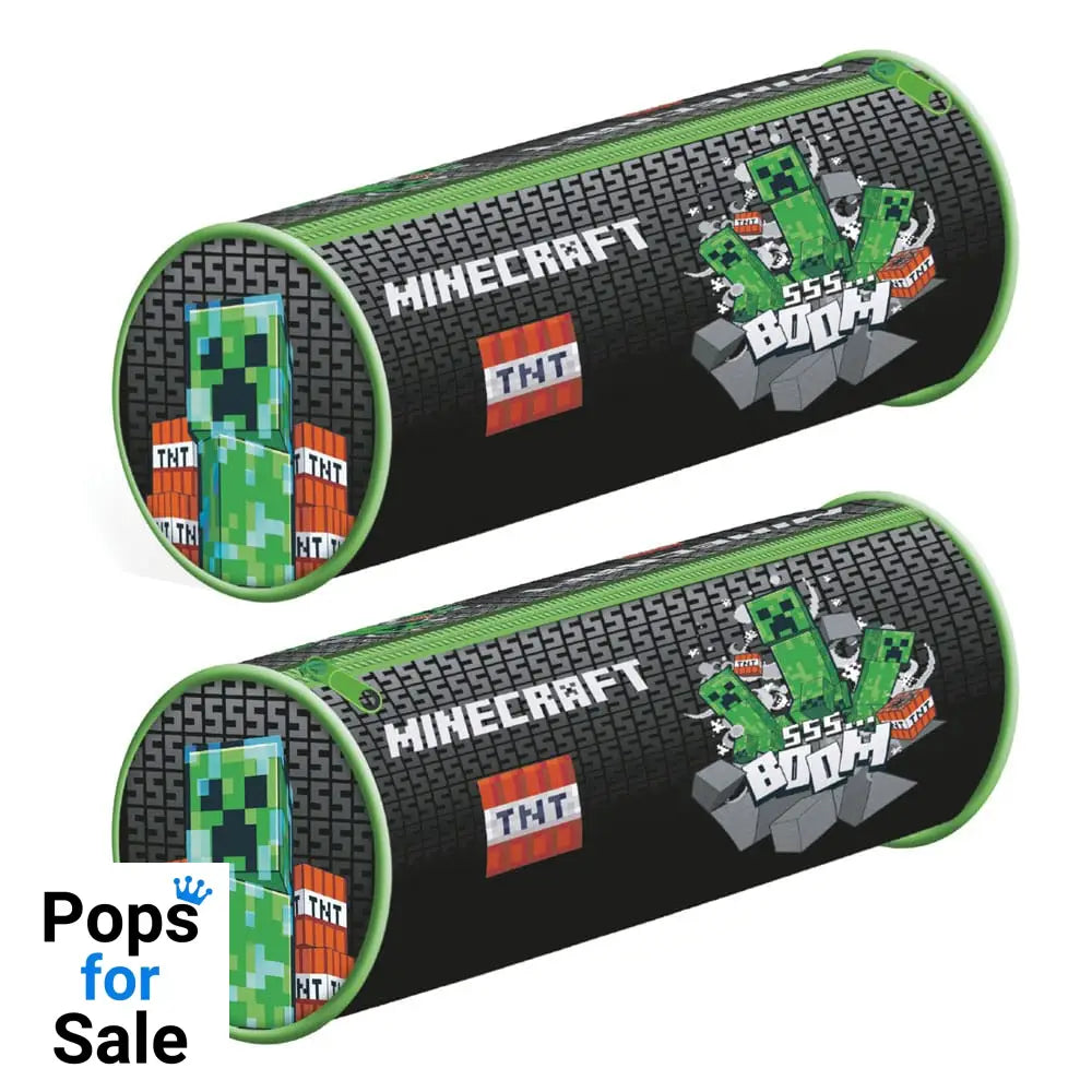 Minecraft Pencil Case Barrel