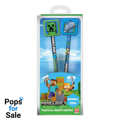 Minecraft Pencil with Topper 2-Pack